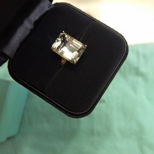 Tiffany & Co. Green Quartz ring "Sparklers"